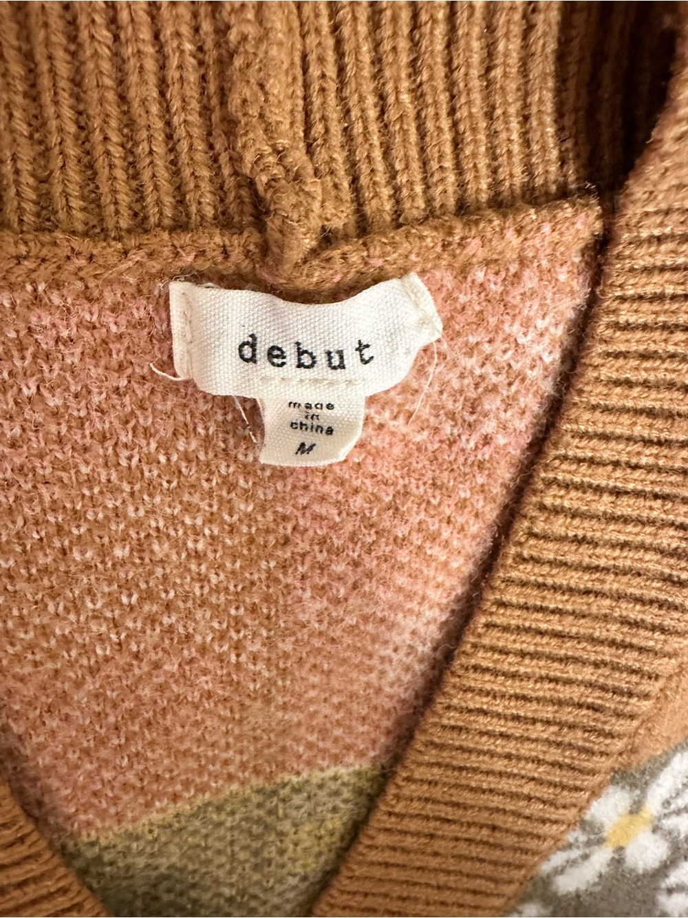 Debut Multicolor Patchwork Cardigan - Picture 11 of 11